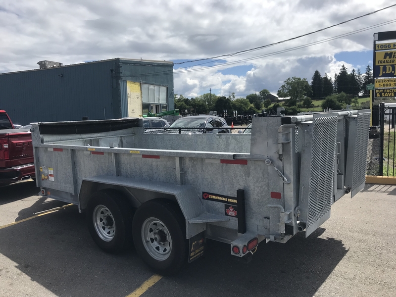 Cargo, Utility Trailers  2023 Miska 6 Ton Galvanized Dump Trailer Photo